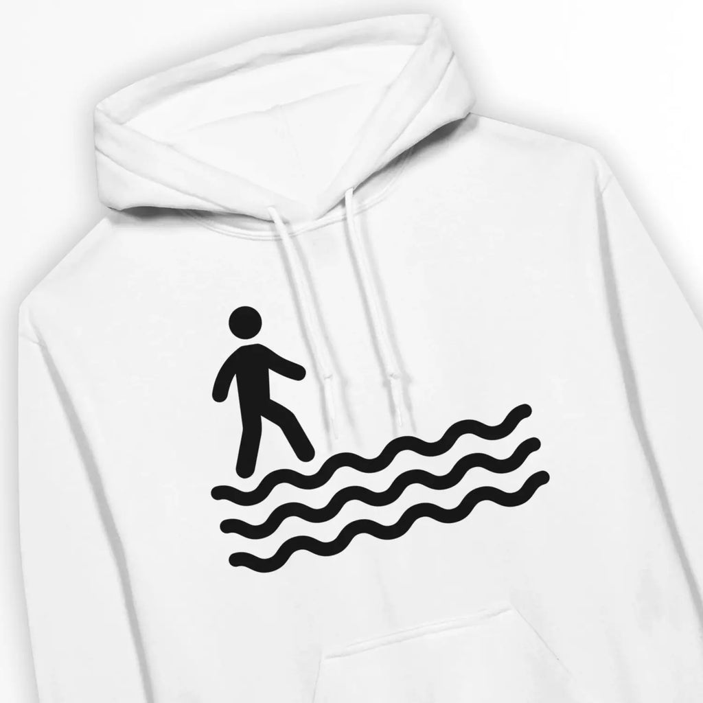 Walk On Water – Unisex Christian Hoodie designed by 3rd Day Christian Clothing.