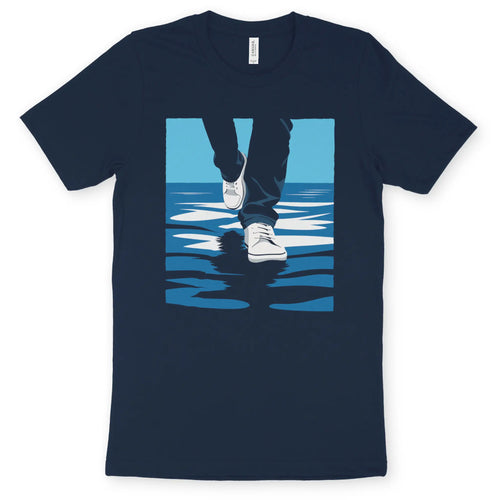 Walk On Water (10th Edition) – Unisex Christian T-Shirt designed by 3rd Day Christian Clothing.