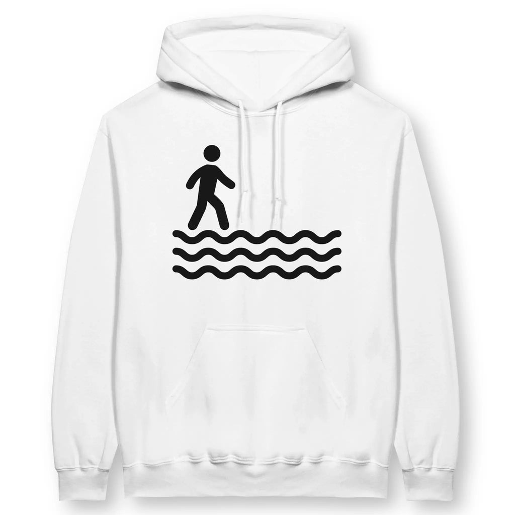 Walk On Water – Unisex Christian Hoodie designed by 3rd Day Christian Clothing.