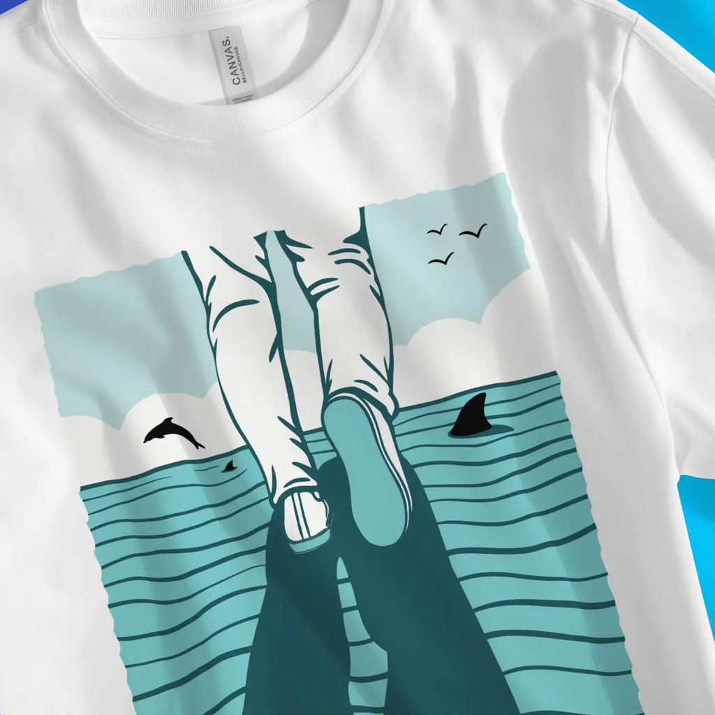 Walk On Water (6th Edition, White) – Unisex Christian T-Shirt