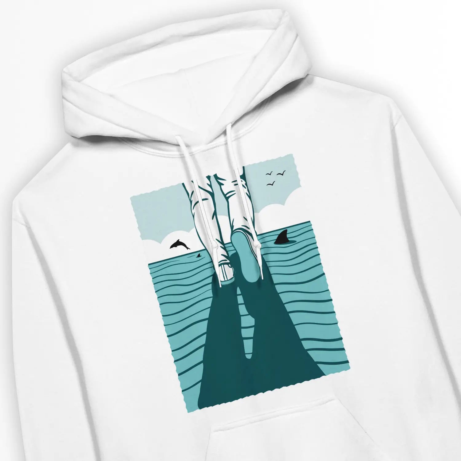 Walk On Water (6th Edition, White) – Unisex Christian Hoodie