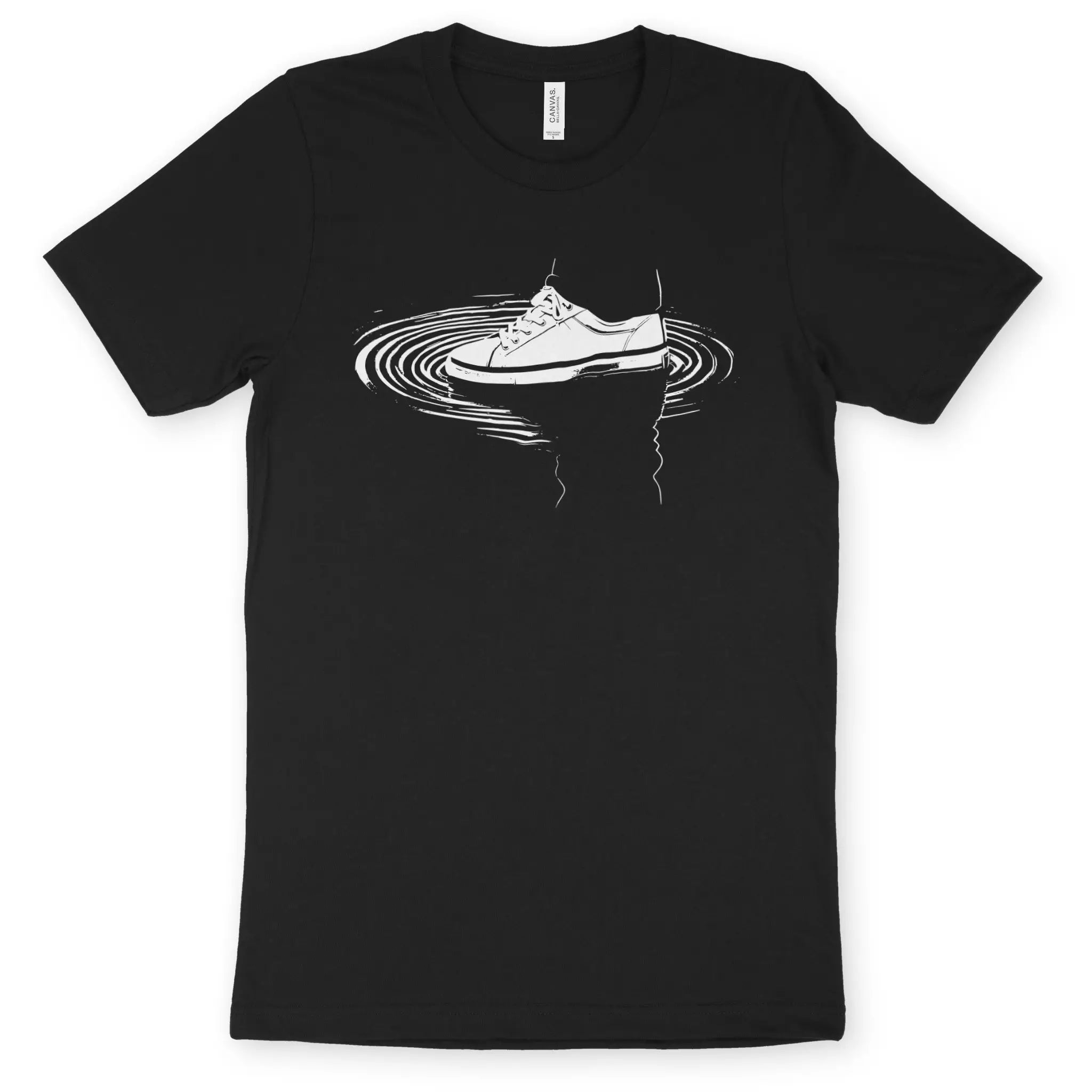 Walk On Water (Sketch) – Unisex Christian T-Shirt designed by 3rd Day Christian Clothing.