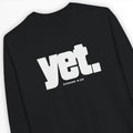 yet. (Romans 8:25) – Unisex Christian Sweatshirt designed by 3rd Day Christian Clothing.