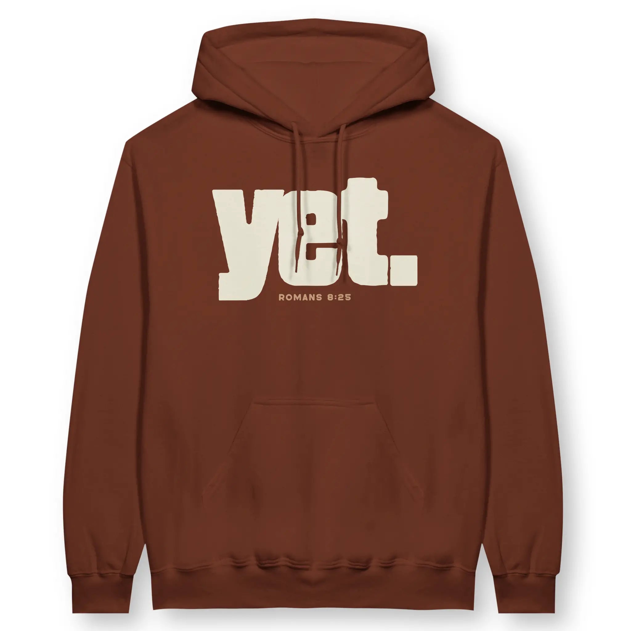 Yet (Cocoa & Cream) – Unisex Christian Hoodie designed by 3rd Day Christian Clothing.